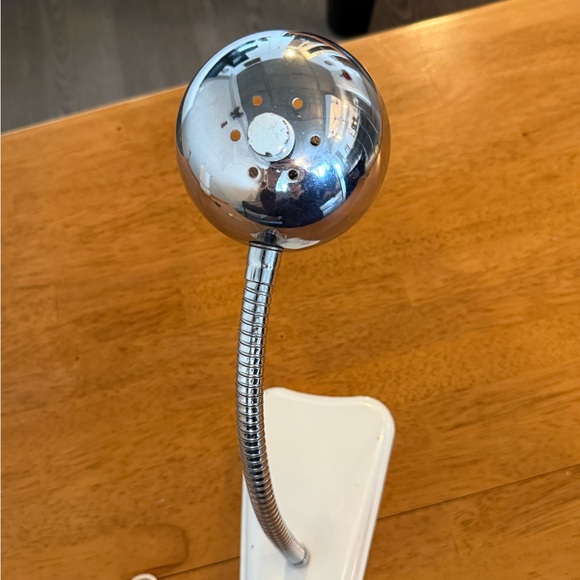 Vintage 60s Chrome Space Age Gooseneck Lamp in Perfect Working Condition - Picture 11 of 13